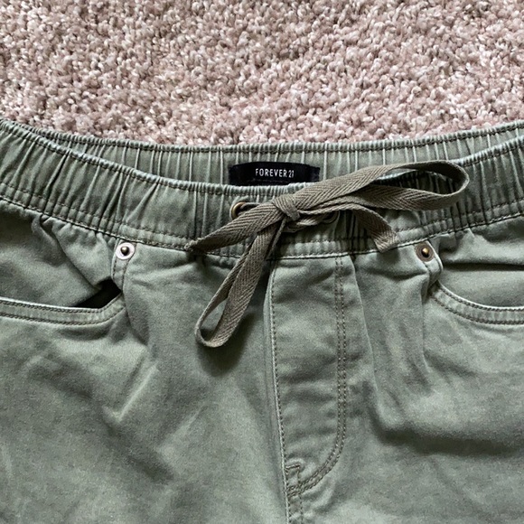 Olive Green Joggers | XS - Picture 2 of 5
